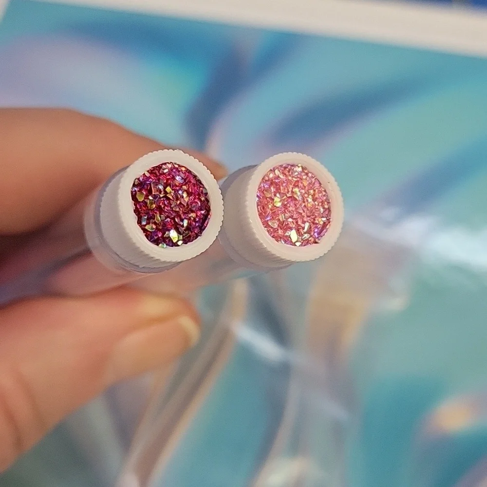 Set of 2 Pink & Purple Mascara Wands New
